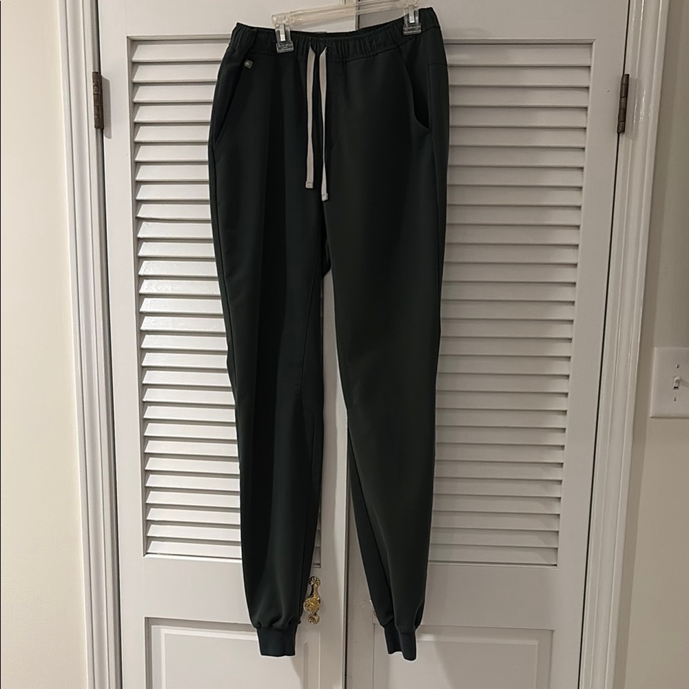 Men's Figs Moss green Jogger Pants- small tall